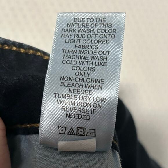 M Jeans by Maurices Plus 16W Reg Stretch Mid Rise Soft Plaid Cuff Skinny Jeans - Picture 5 of 10